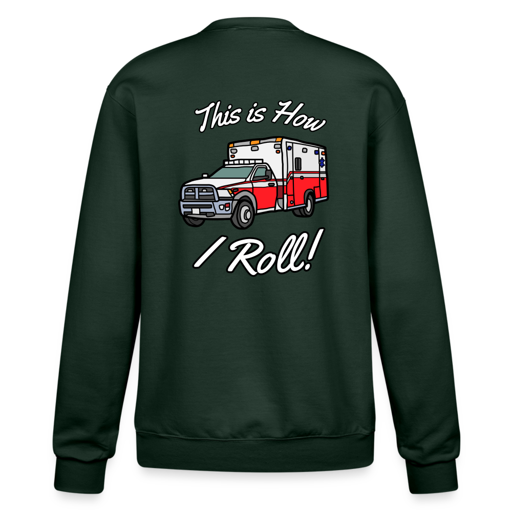 EMS How I Roll Color Customizable Sweatshirt - Dark Green