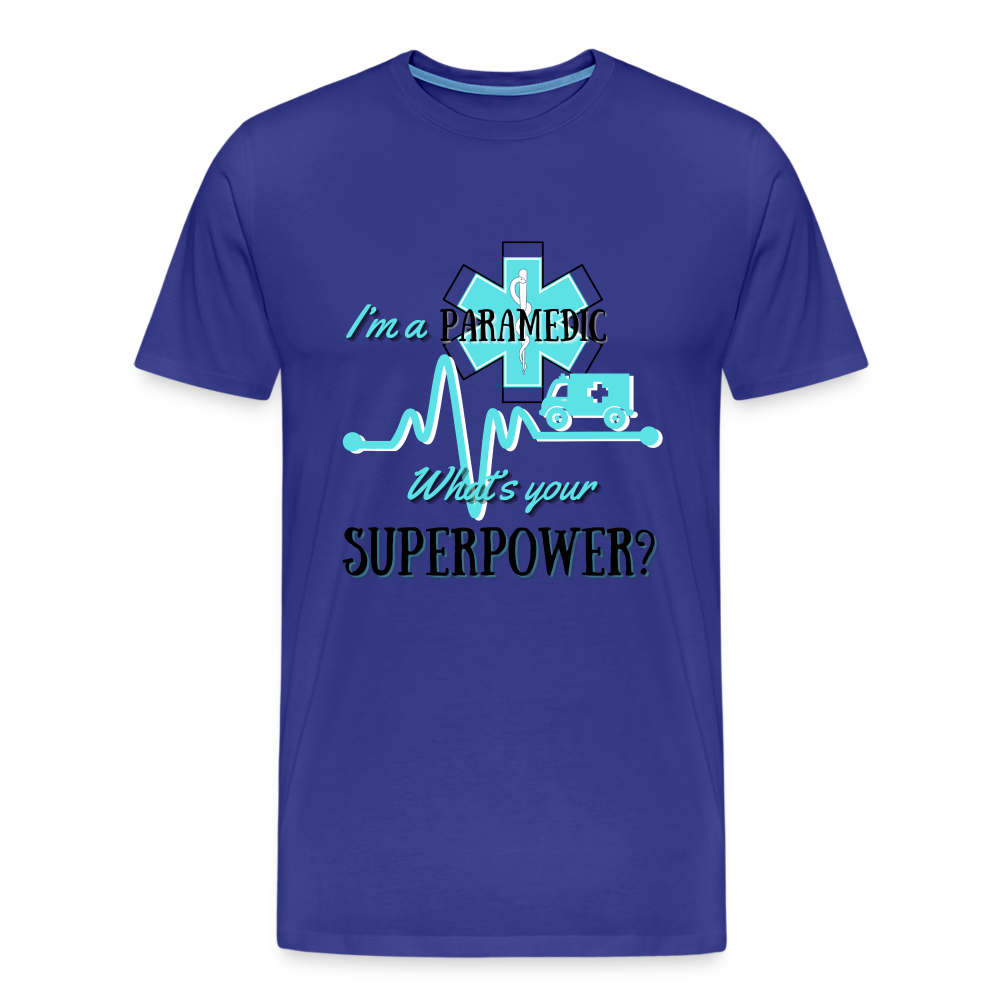Paramedic Super Power T-Shirt - royal blue