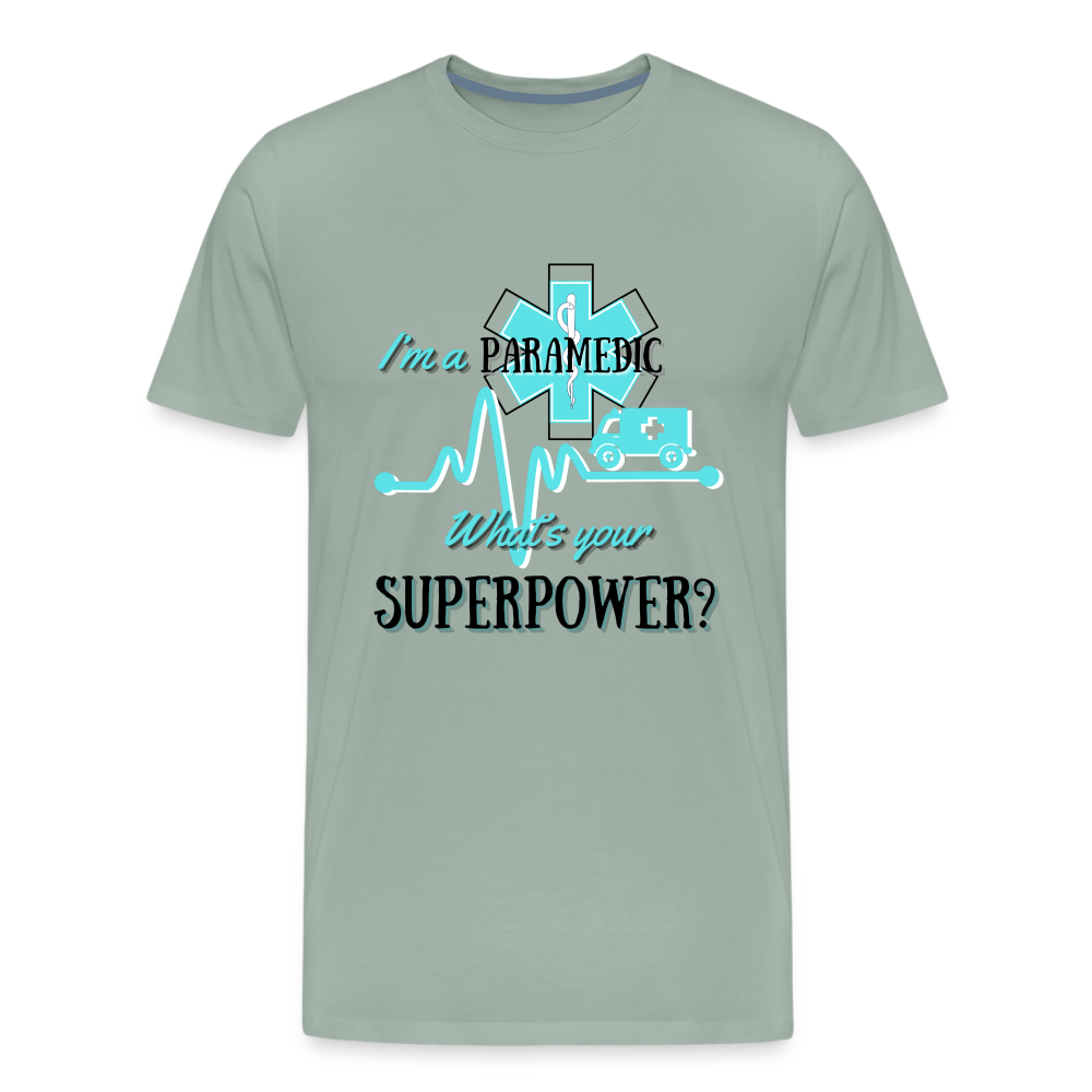 Paramedic Super Power T-Shirt - steel green