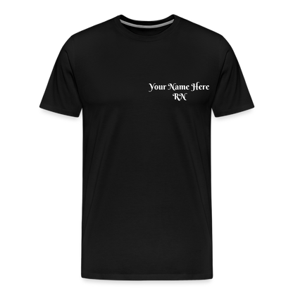 RN Call Light T-Shirt Customizable - black