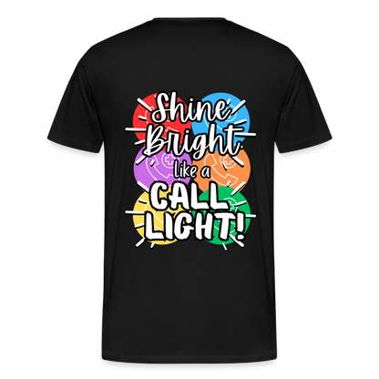 RN Call Light T-Shirt Customizable - black