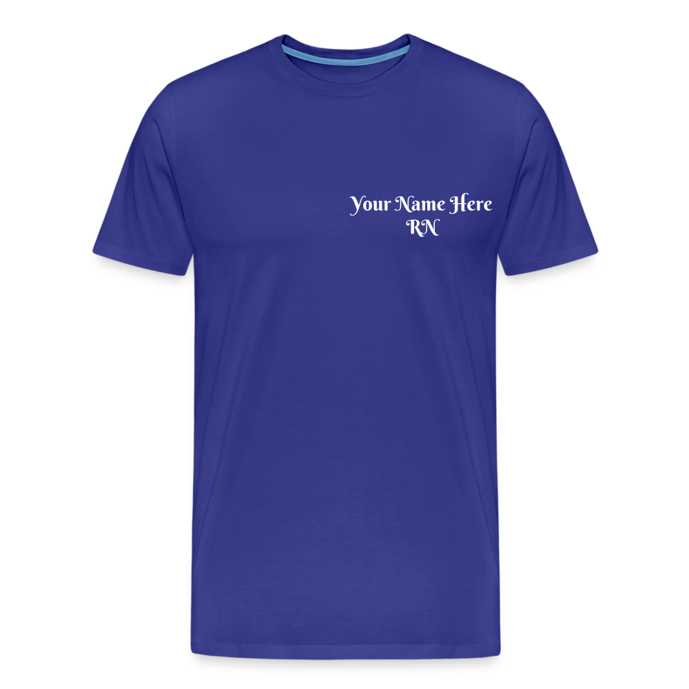RN Call Light T-Shirt Customizable - royal blue