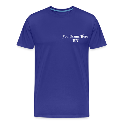 RN Call Light T-Shirt Customizable - royal blue