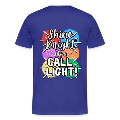 RN Call Light T-Shirt Customizable - royal blue