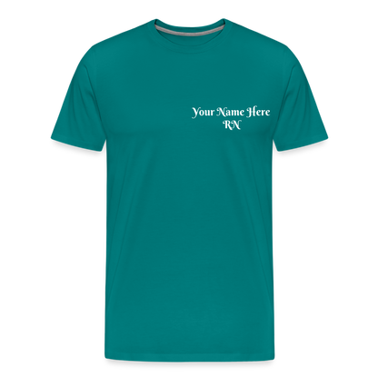 RN Call Light T-Shirt Customizable - teal