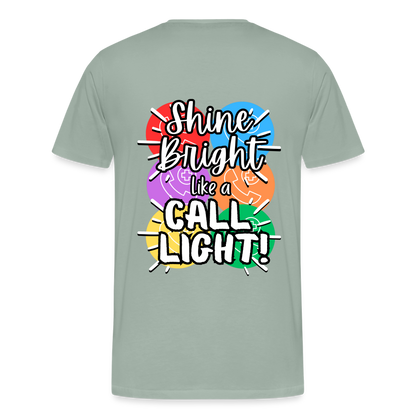 RN Call Light T-Shirt Customizable - steel green