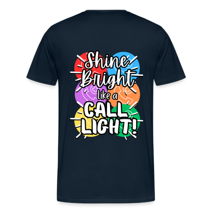 RN Call Light T-Shirt Customizable - deep navy