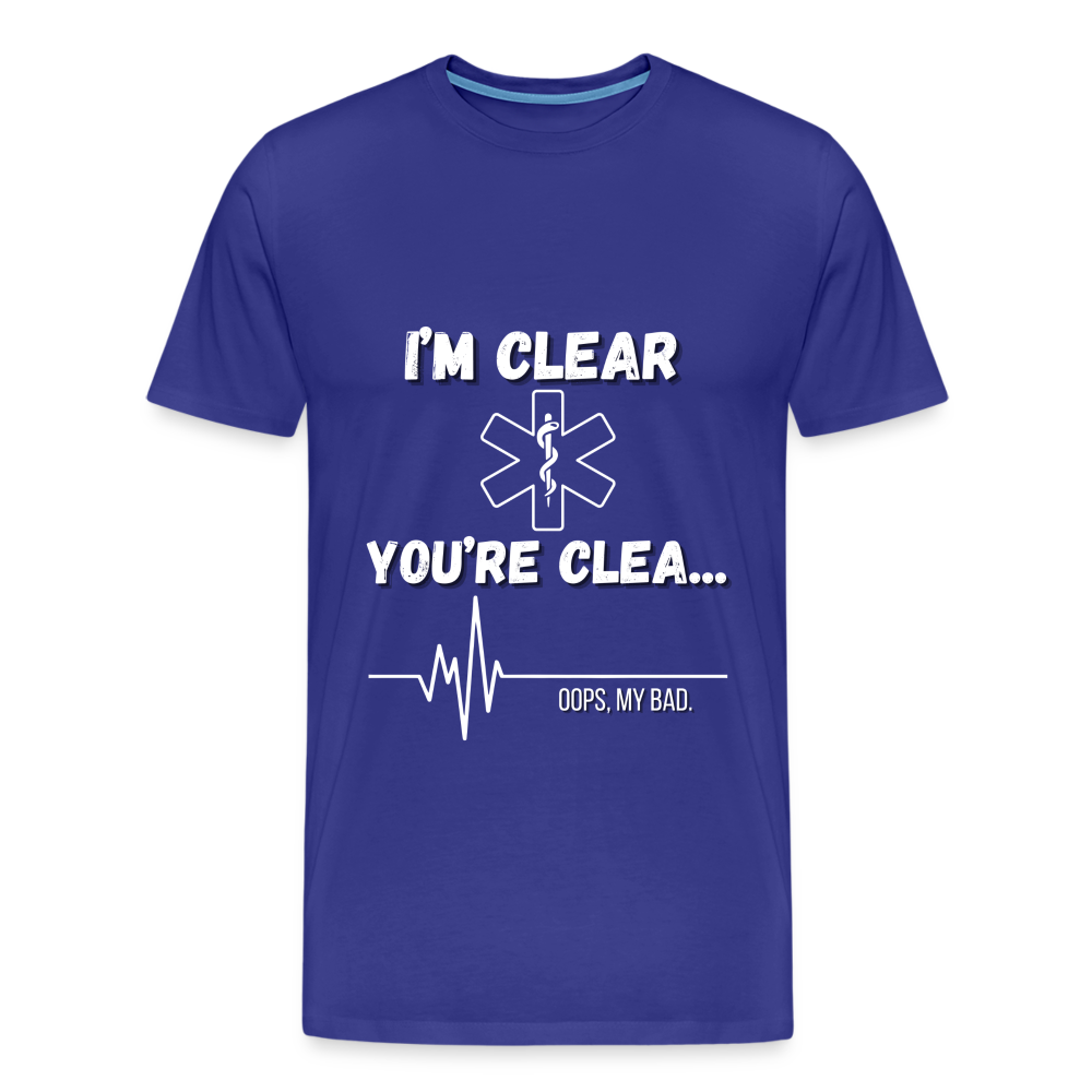 EMS I'm Clear T-Shirt - royal blue