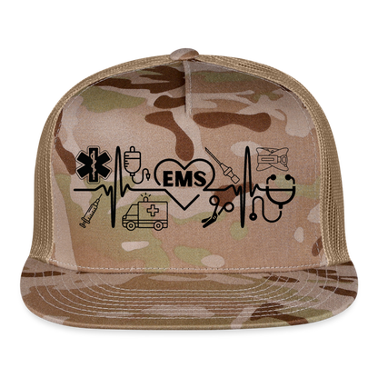 EMS Banner Trucker Cap - MultiCam\tan