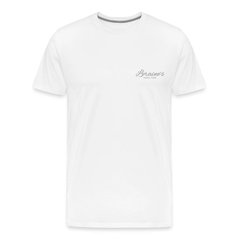Psalms 46:1-2 T-Shirt - white
