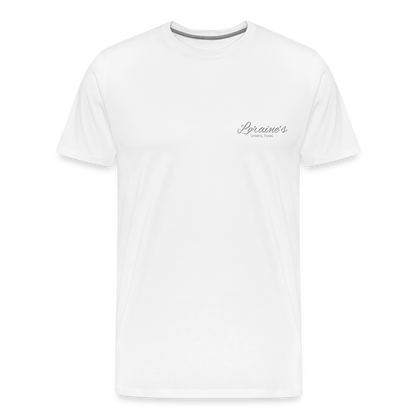 Psalms 46:1-2 T-Shirt - white