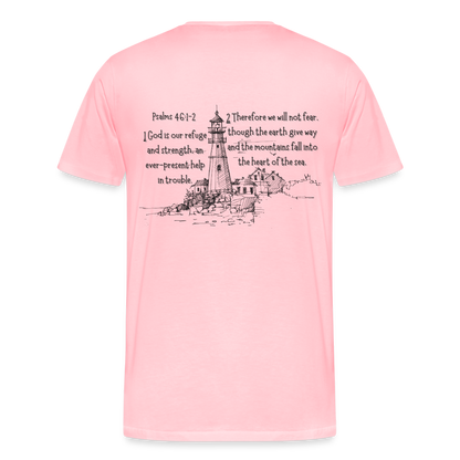 Psalms 46:1-2 T-Shirt - pink