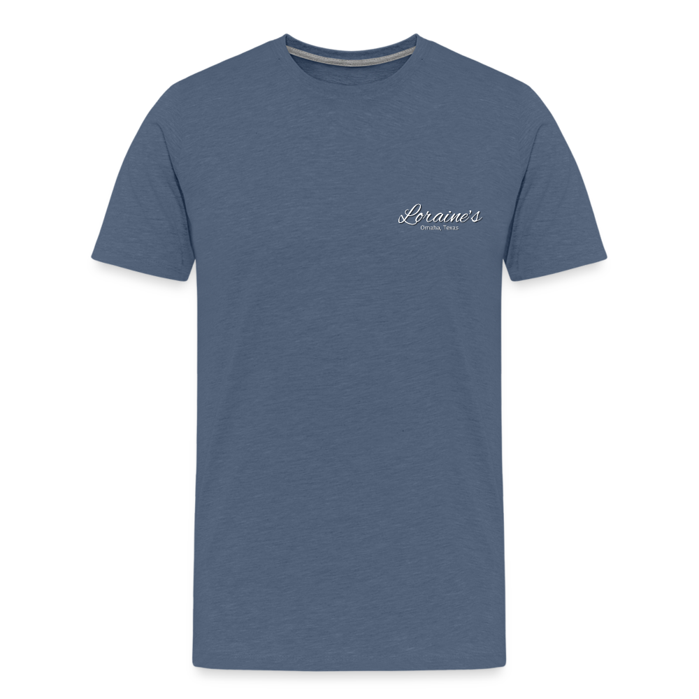 Psalm 29:11 T-Shirt - heather blue