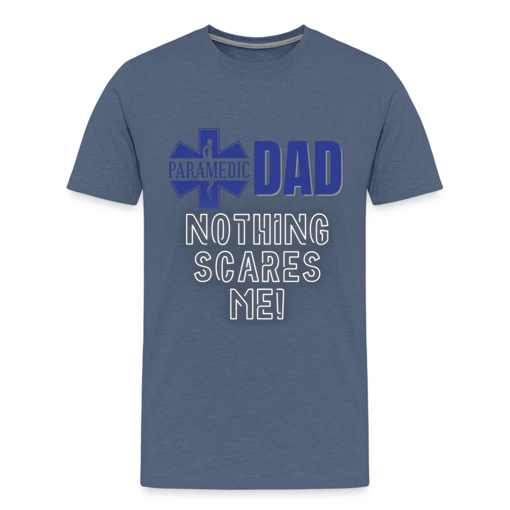 Paramedic Dad T-Shirt - heather blue