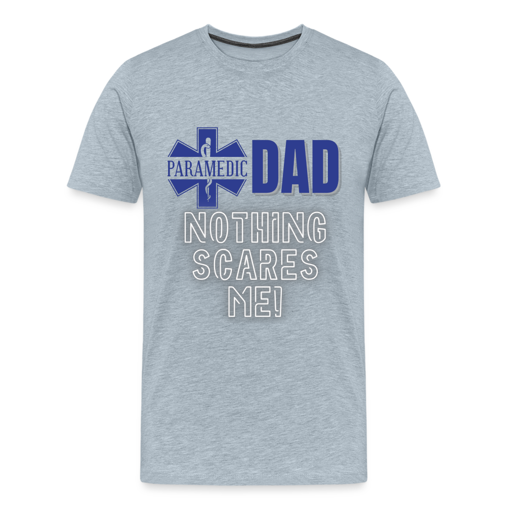 Paramedic Dad T-Shirt - heather ice blue