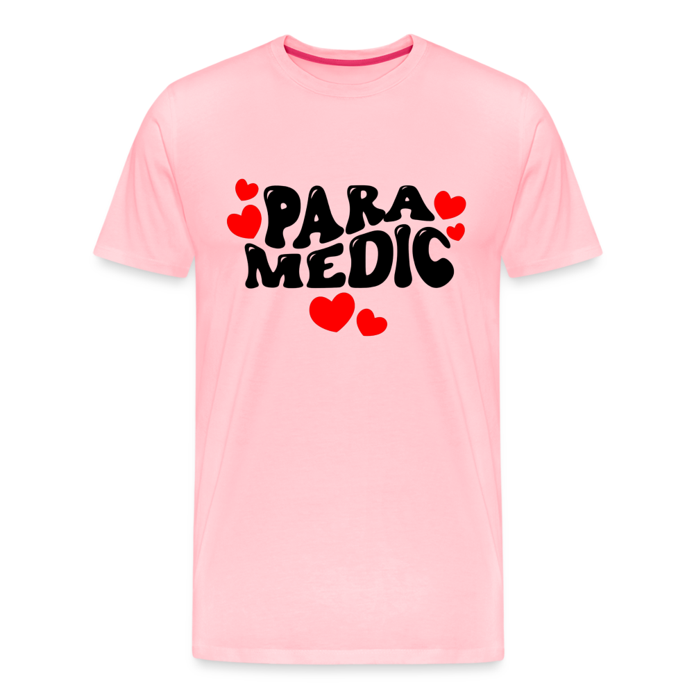 Paramedic Hearts T-Shirt - pink