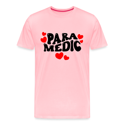 Paramedic Hearts T-Shirt - pink