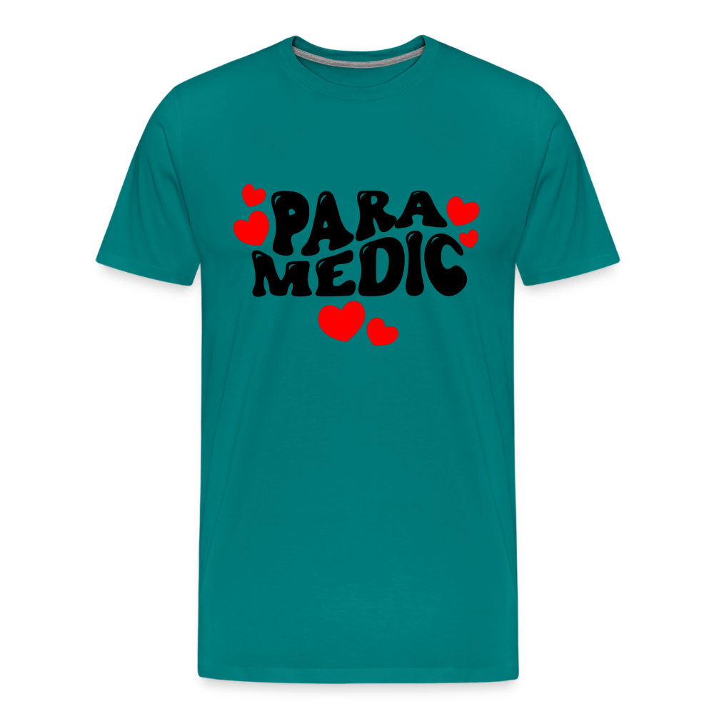 Paramedic Hearts T-Shirt - teal