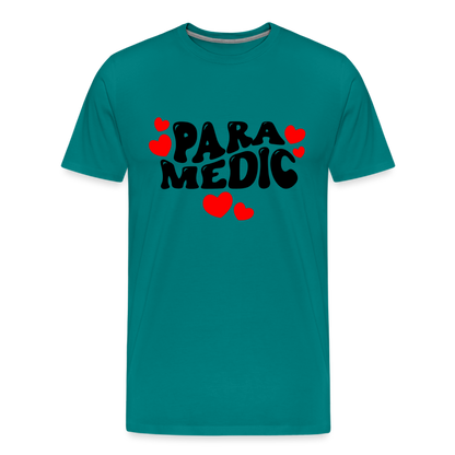 Paramedic Hearts T-Shirt - teal