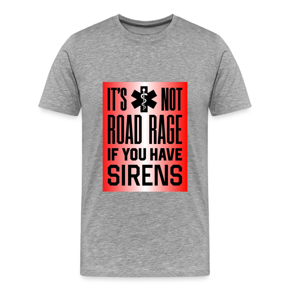 EMS Road Rage Red&White T-Shirt - heather gray