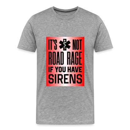 EMS Road Rage Red&White T-Shirt - heather gray