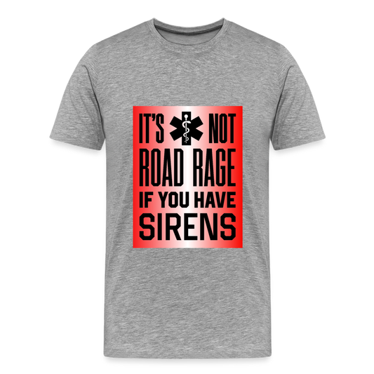 EMS Road Rage Red&White T-Shirt - heather gray