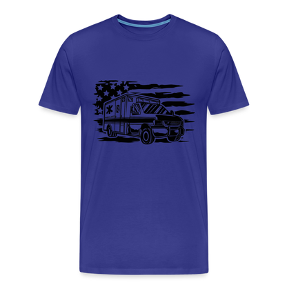 American Flag AMBO T-Shirt - royal blue