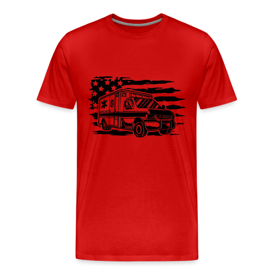 American Flag AMBO T-Shirt - red