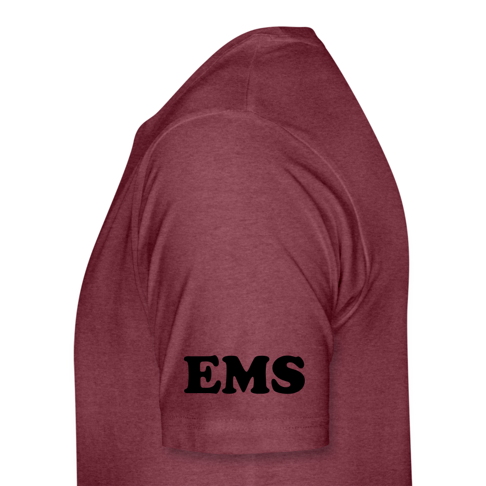 American Flag AMBO T-Shirt - heather burgundy