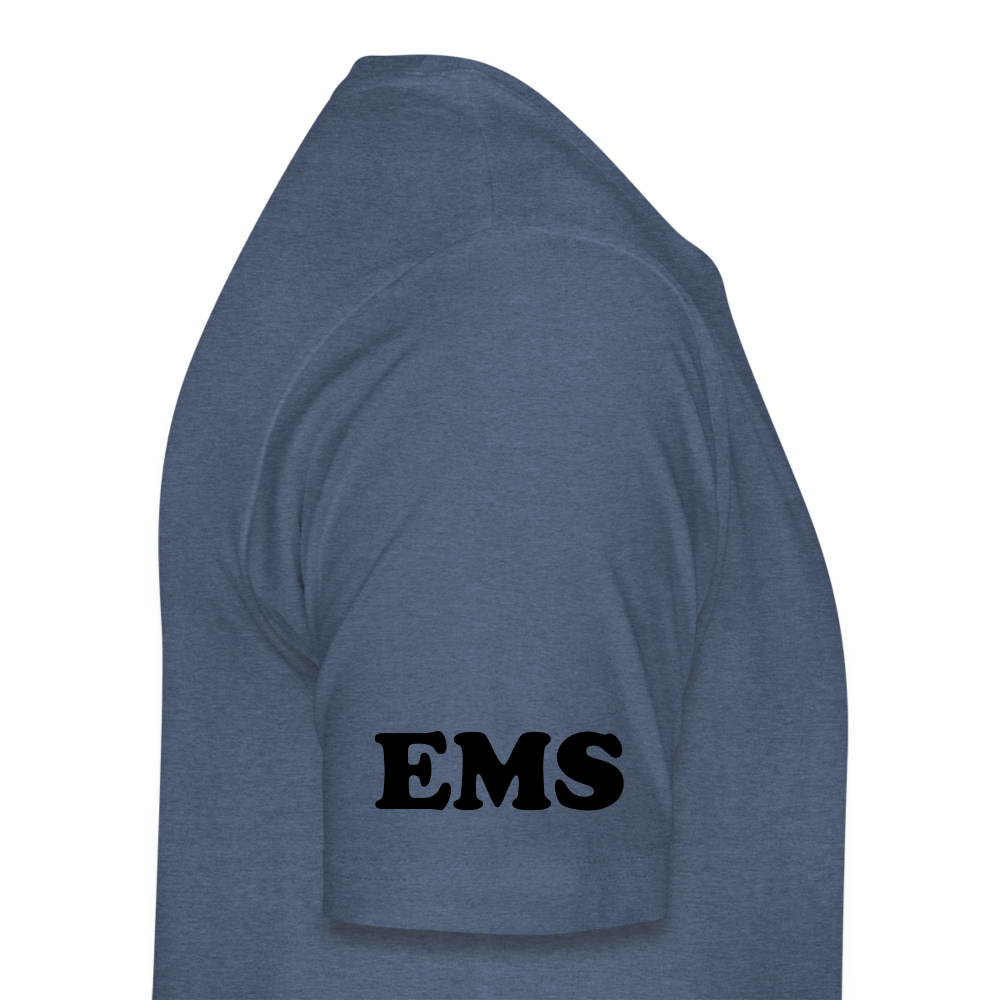 American Flag AMBO T-Shirt - heather blue