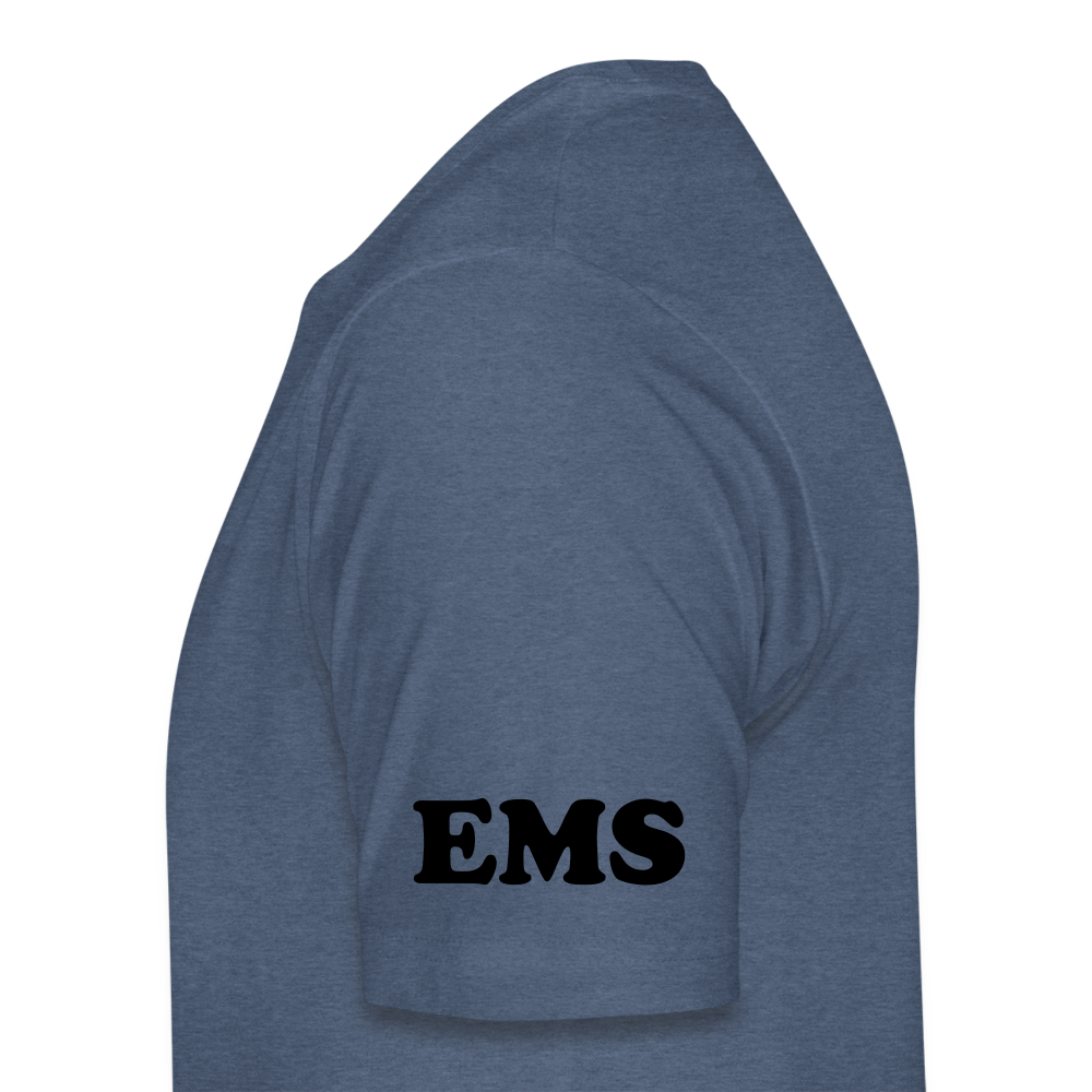 American Flag AMBO T-Shirt - heather blue