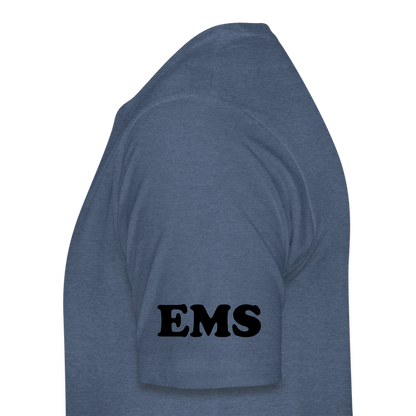 American Flag AMBO T-Shirt - heather blue