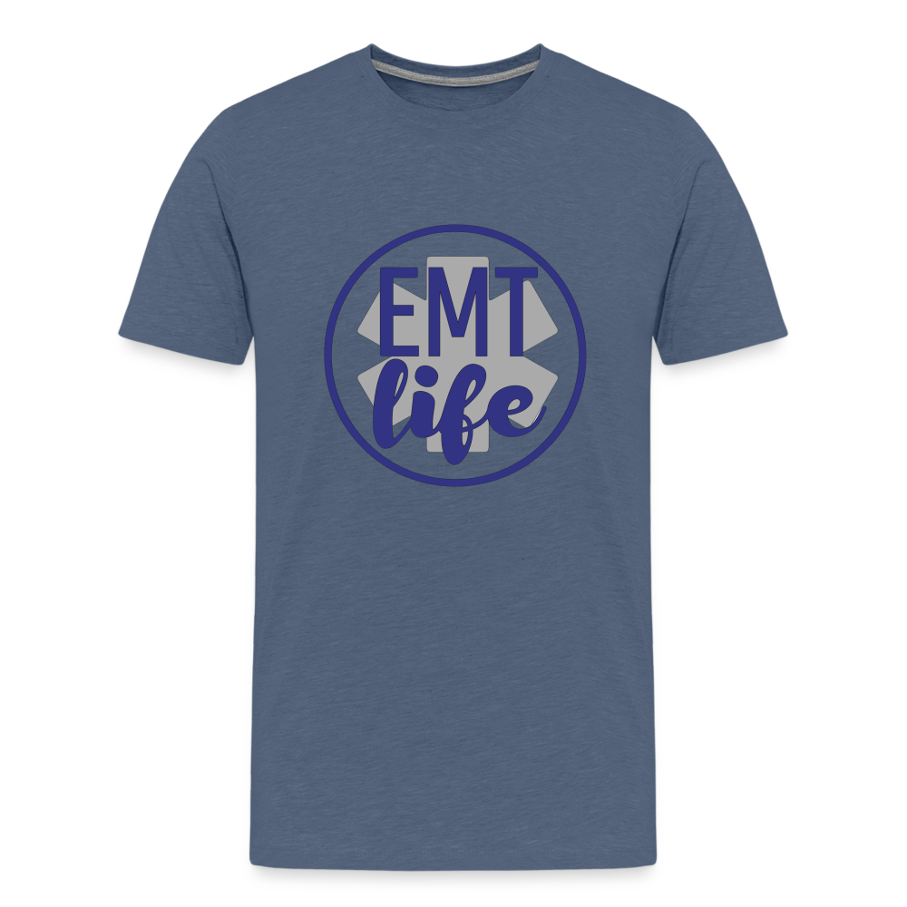 EMT Life T-Shirt - heather blue