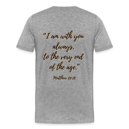 Matt 28:20 T-Shirt - heather gray