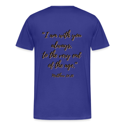 Matt 28:20 T-Shirt - royal blue