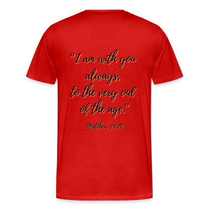 Matt 28:20 T-Shirt - red