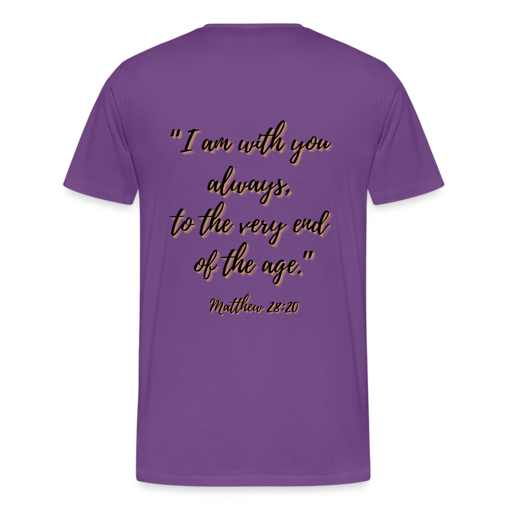 Matt 28:20 T-Shirt - purple