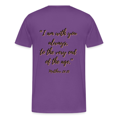 Matt 28:20 T-Shirt - purple