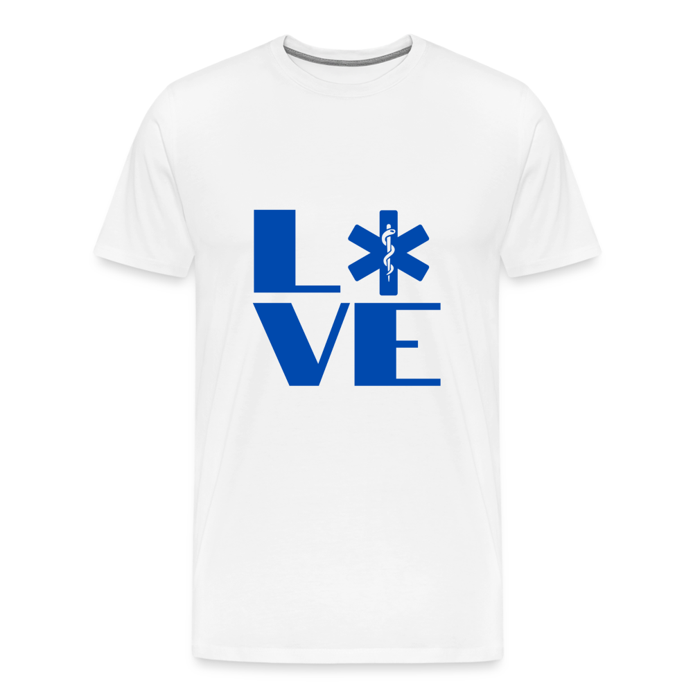 Block Letter Love EMS T-Shirt - white