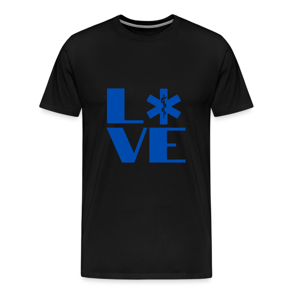 Block Letter Love EMS T-Shirt - black