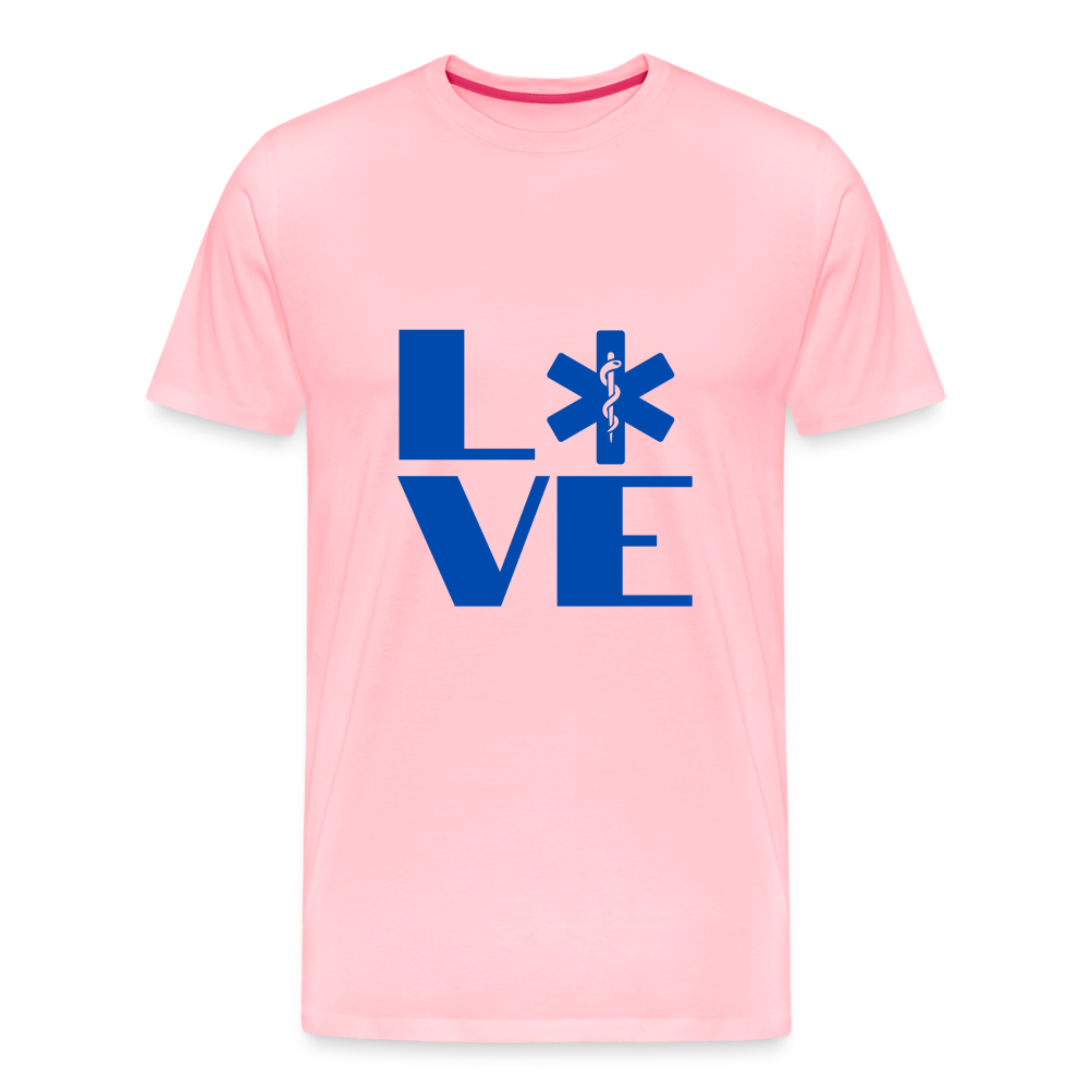 Block Letter Love EMS T-Shirt - pink