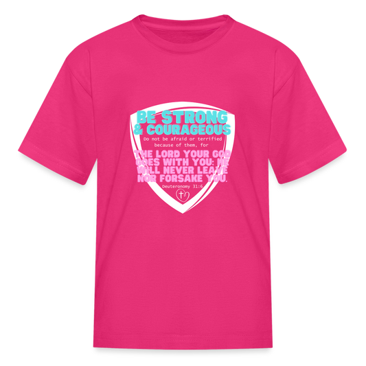 Deu 31:6 Kids' T-Shirt - fuchsia
