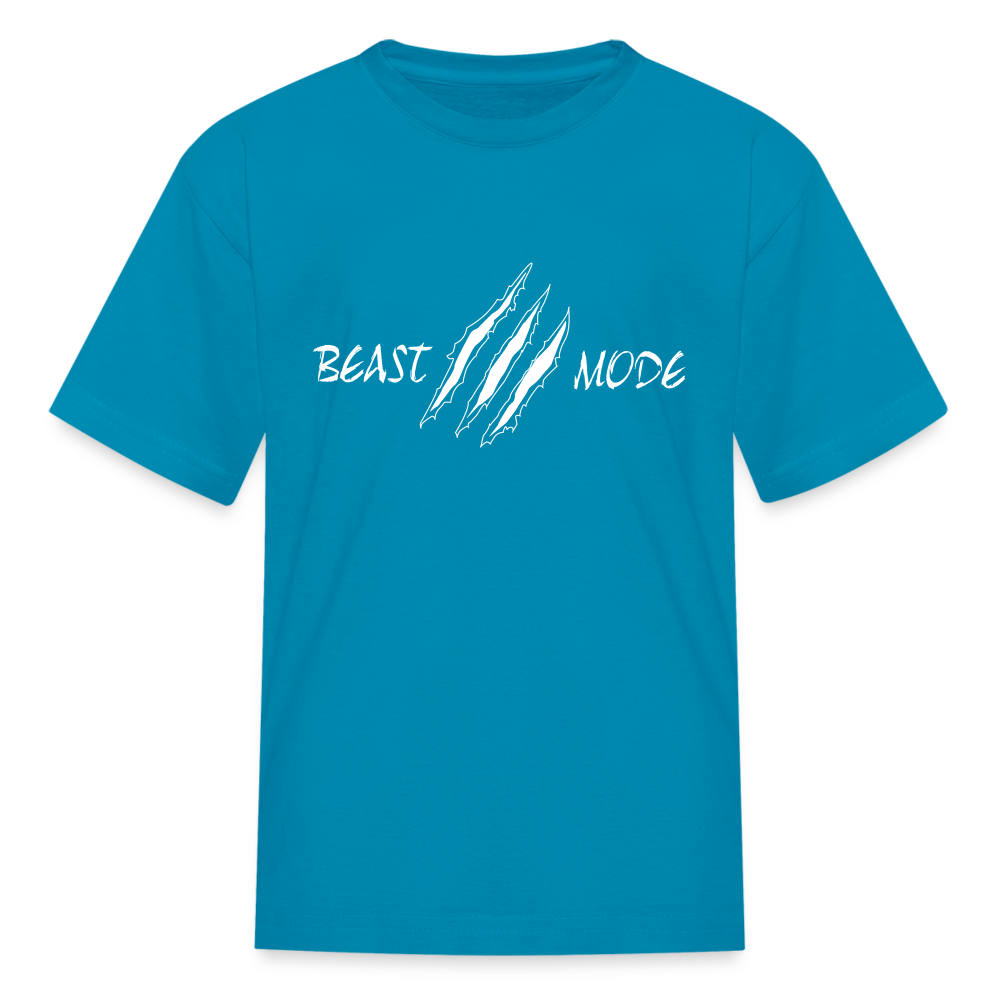 Beast Mode Kids' T-Shirt - turquoise