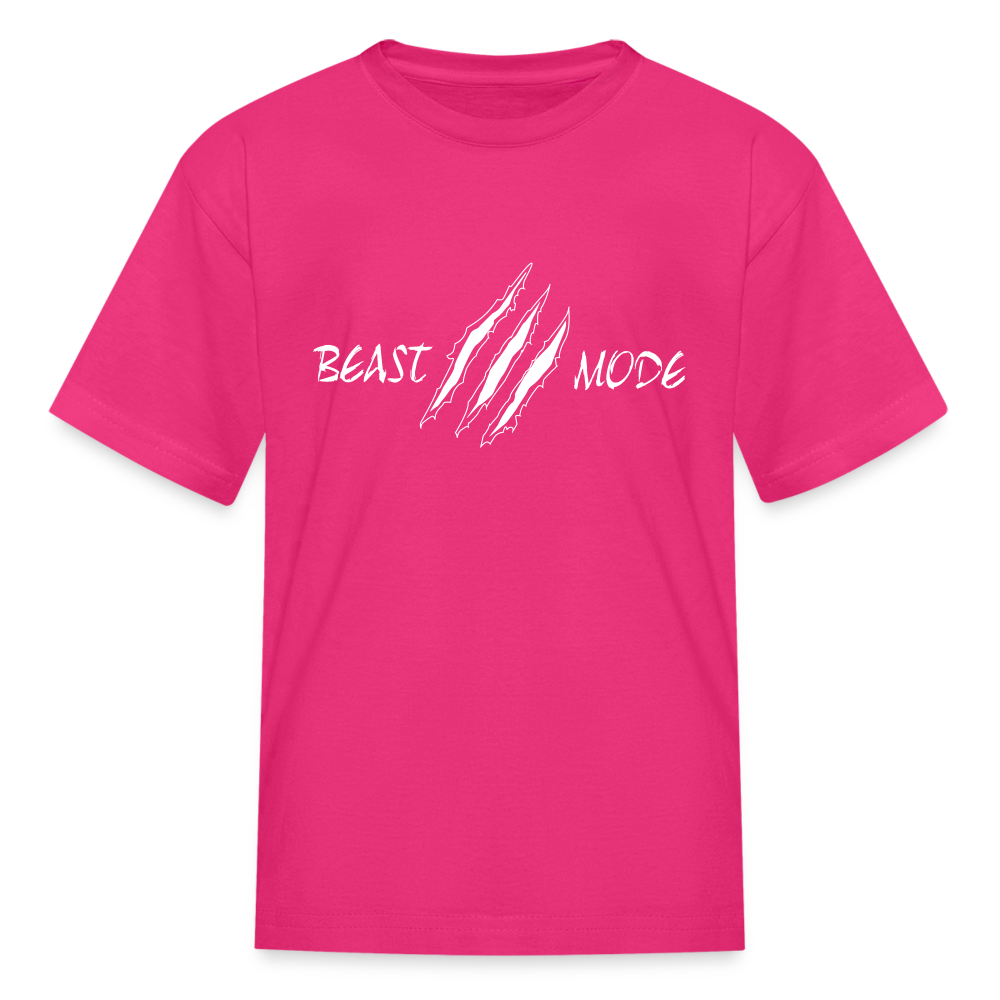 Beast Mode Kids' T-Shirt - fuchsia