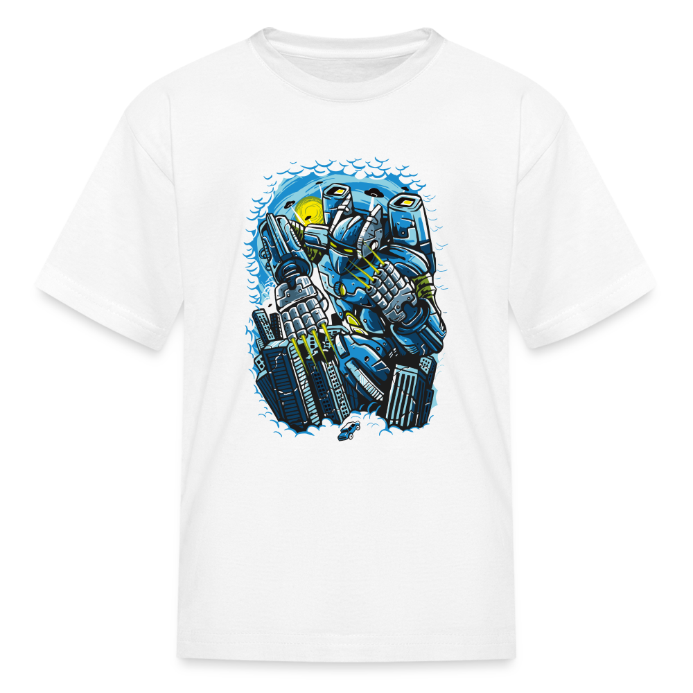 Giant Robot Kids' T-Shirt - white