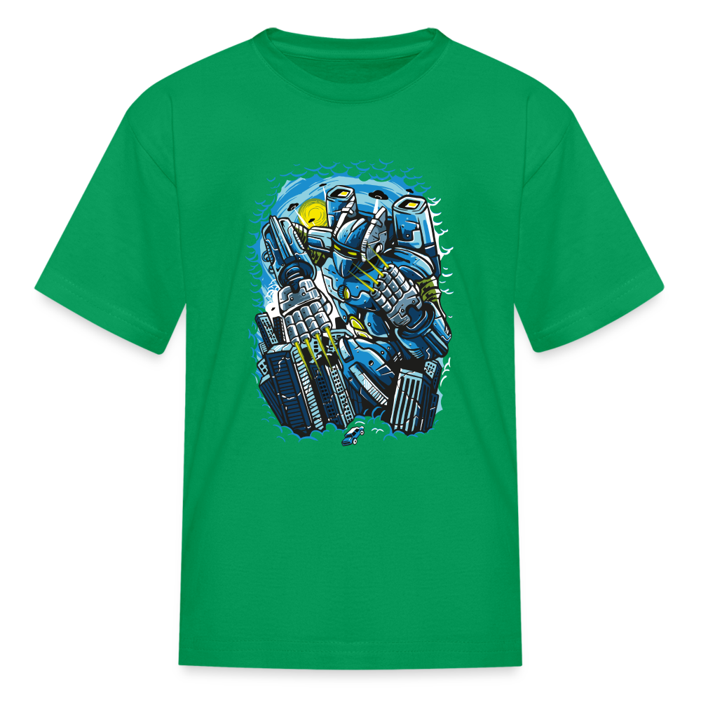 Giant Robot Kids' T-Shirt - kelly green