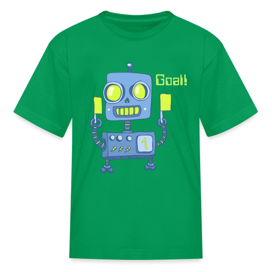 Robot Goal Kids' T-Shirt - kelly green