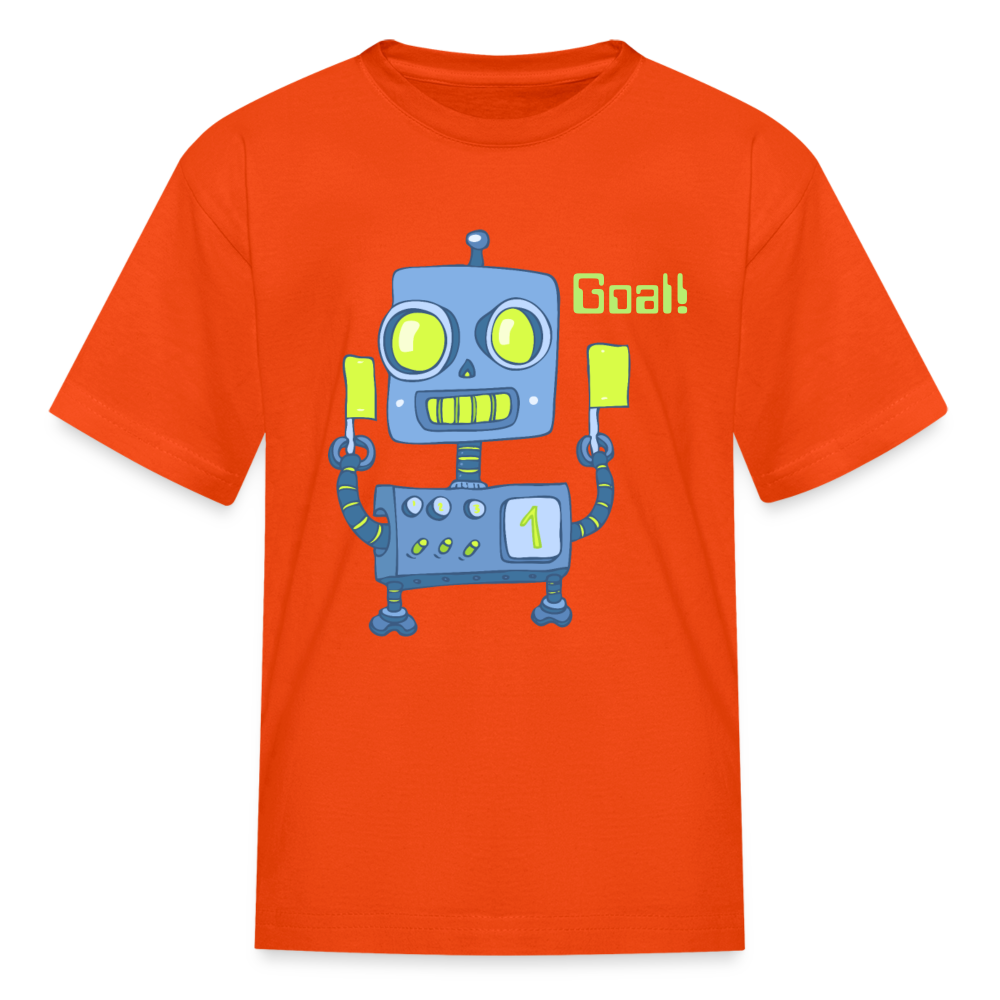 Robot Goal Kids' T-Shirt - orange