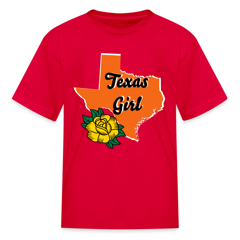 Texas Girl Kids' T-Shirt - red