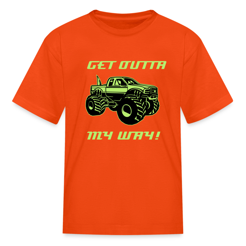 Get Outta My Way Kids' T-Shirt - orange